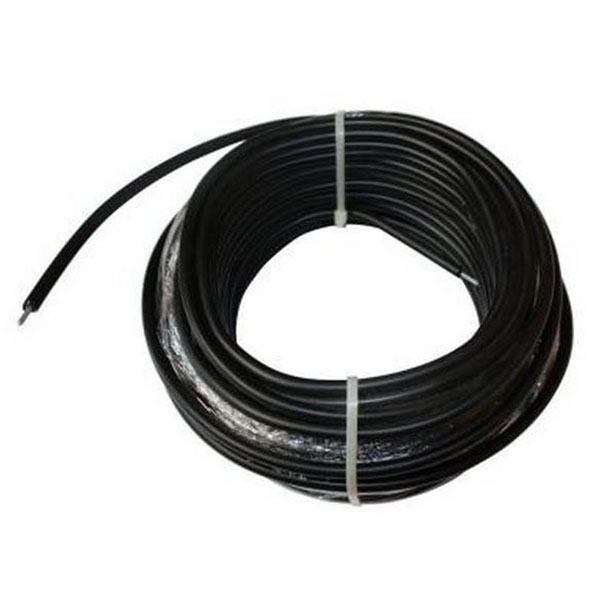 Undergate Cable Ht / Insulated Black / Flexible / Soft, 1.1Mmsq 50M