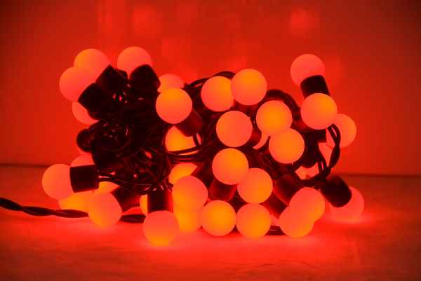 Led Ball Light 17Mm,5M, 4Watt Win Win Red