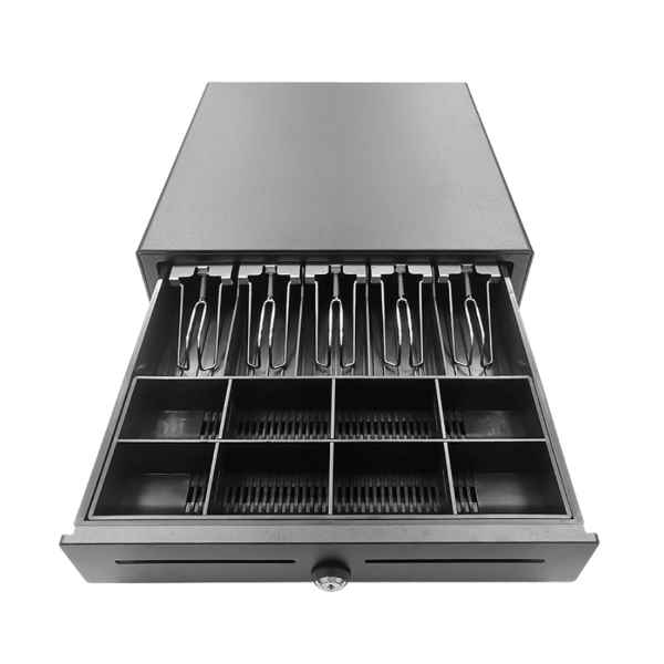 Cash Drawer Black Color Size:410(W)X415(D)X103(H) 5B8C, RJ11 Interface