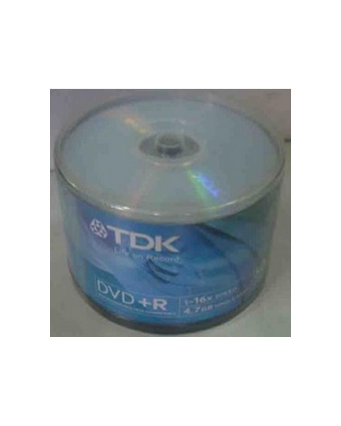 Dvd-R 4.7Gb In Spindle, Shrink Wrap 50 Tdk