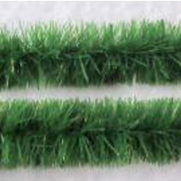 Christmas Tinsel PET, 12Cm*2M*5PLY, Green