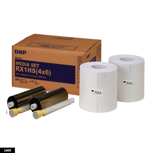 Ink Ribbon & Paper Roll For DS-RX1SH Which Gives 350 4X6 Prints DNP