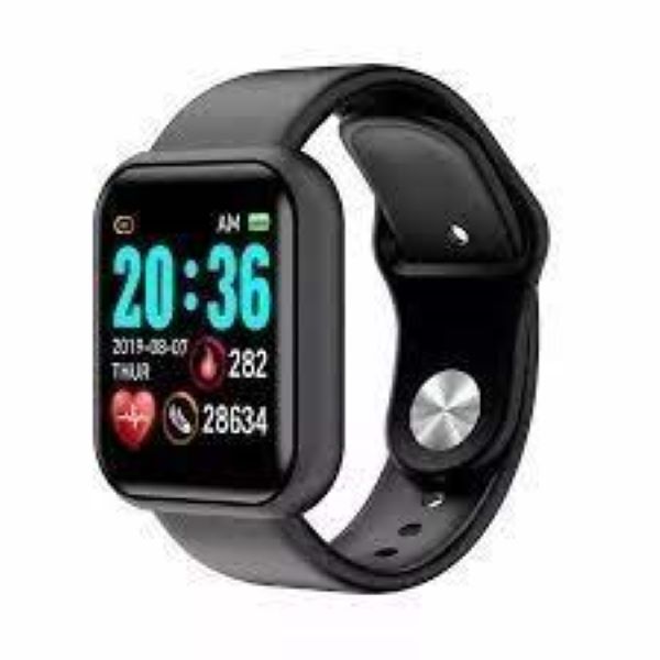 Smart Watch Waterproof Bluetooth Blood Pressure Fitness Tracker Heart Rate Monitor Black