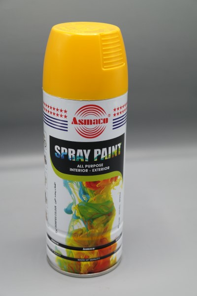 Spray Paint Can Yellow-06 400Ml Asmaco