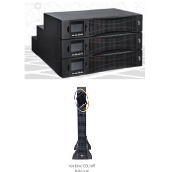 Ups Mp 1000Va/900W Colorful Lcd Online Ups 8*Iec Socket 24Vdc With 2 Pcs 9Ah Battery Inside, K-Star