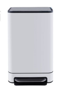 Stainless Steel & ABS Dustbin 40 Lit 400X270X640cm