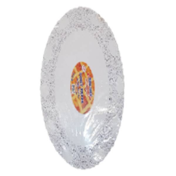 St- White Doyley Paper Oval 17 X 24 Cm, Pack Of 250 Pcs