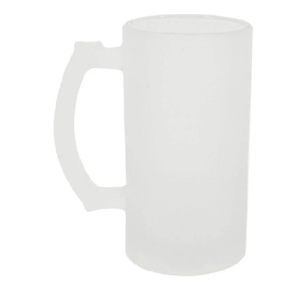 16oz Sublimation Glass Mug- Frosted Matte