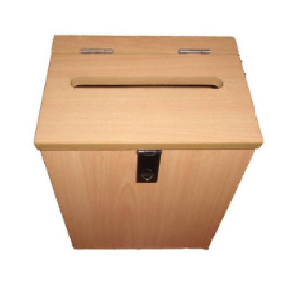 Wooden Tender Box, Lockable With Padlock, Not Included 30X19X37Cm