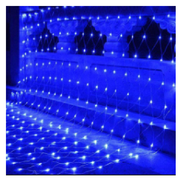 Led Net Light With Chaser 380Bulb Blue