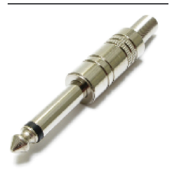 Mono Metal Plug With Spring 1/4inch