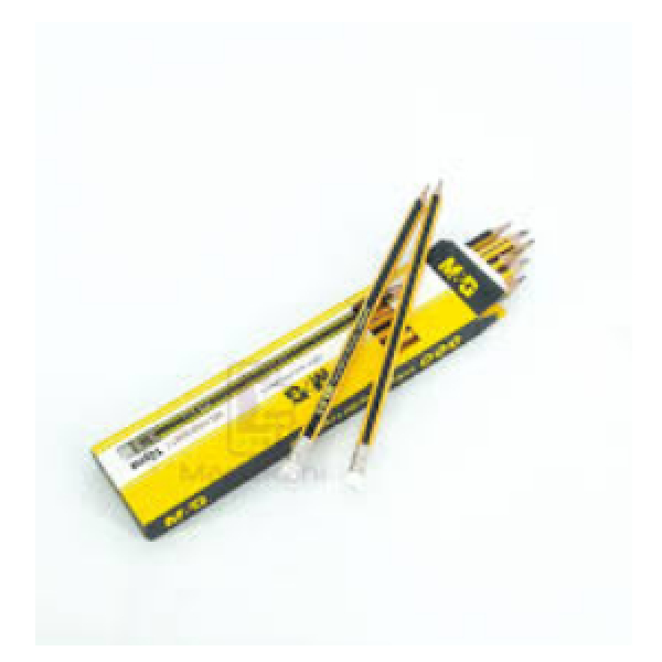 Pencil Hb 12Pcs/Set With Eraser On Top