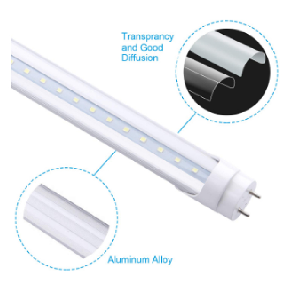 Led 4 Tube, Coolwhite, Clear Cover - T8 18W Win Win