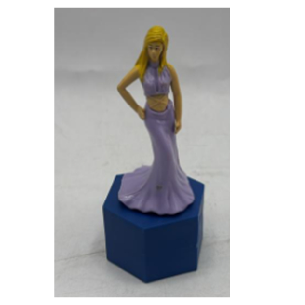 Toy Girl Wind Rotating On Base On Blister Pack
