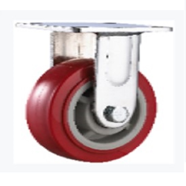 Heavy duty PU caster wheel rigid 125mm