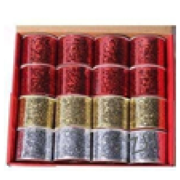 6.3cm*2.7m Large Sequin Ribbon Red, Gold, Silver