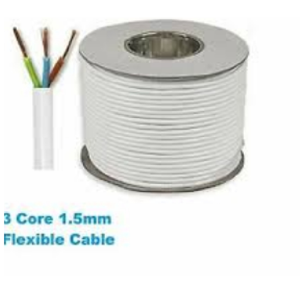 1.50 Mm (White) 100M 3 Core Flex W304
