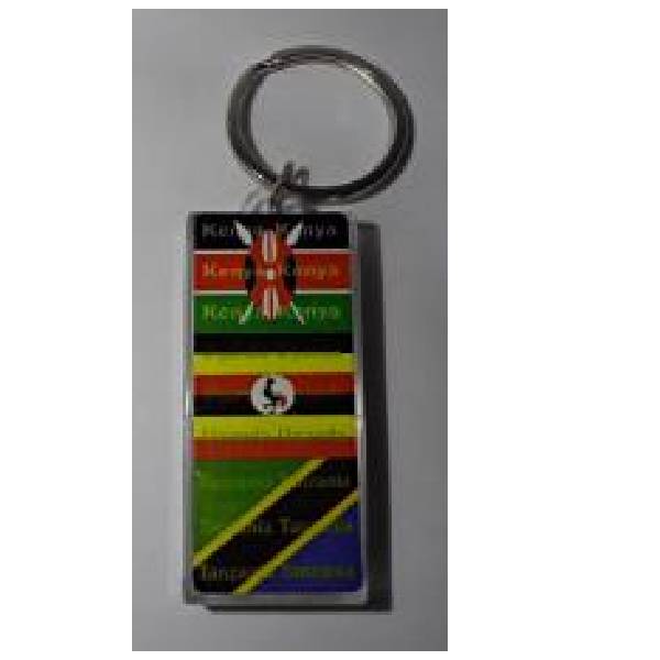 Keychain, Solar, Kenya Flag Sunpower Keychain