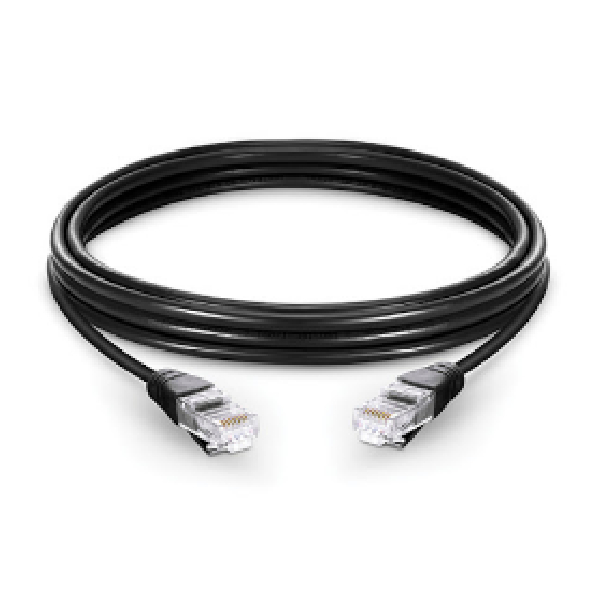 CAT6 UTP Patch Cable 0.5 Meter, Black, Terabit