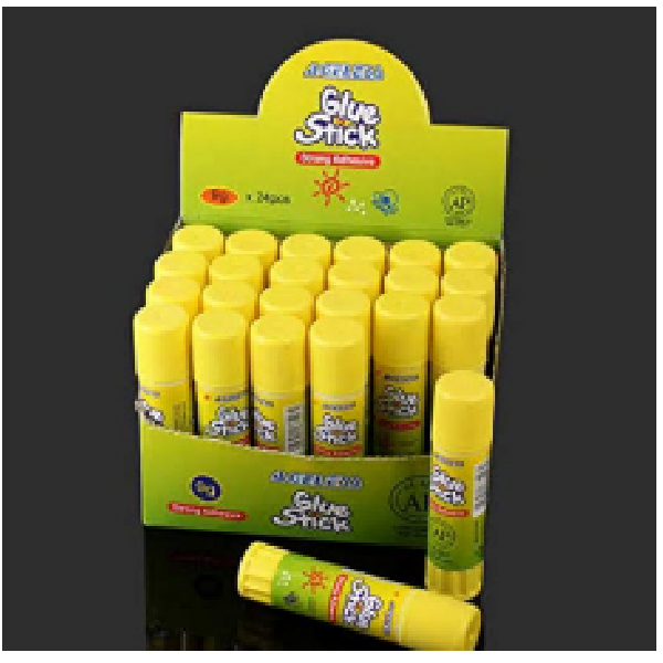 Glue Stick 21gm, Agless Brand, 24pcs/Outer