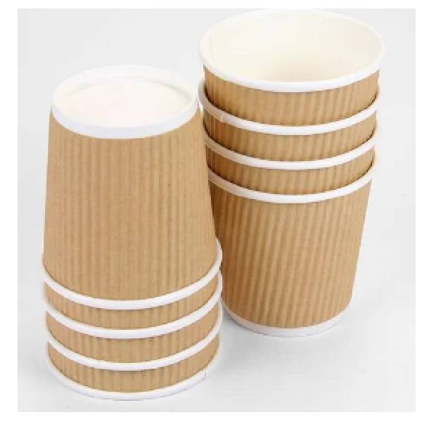 7oz Paper Cup With Handle 250gsm, Single Wall, Suitable For Hot Liquid, 50pcs/bag