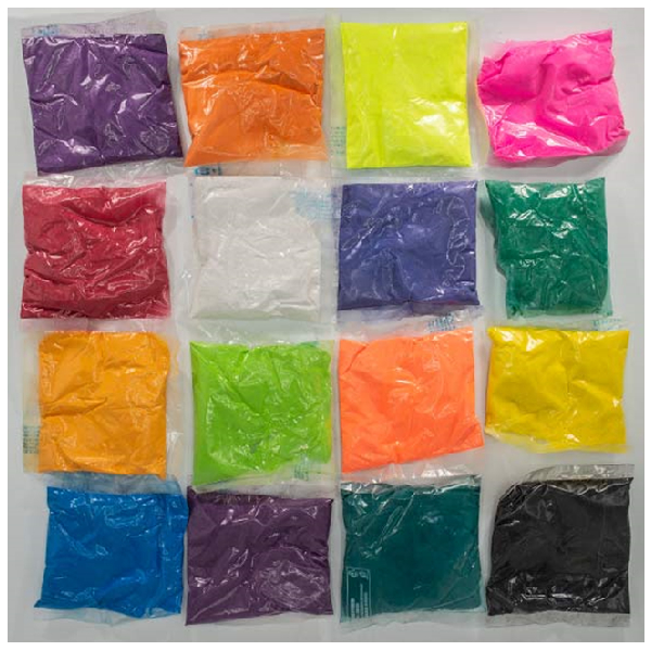 Light Orange Rangoli Colour 100gm/Pkt