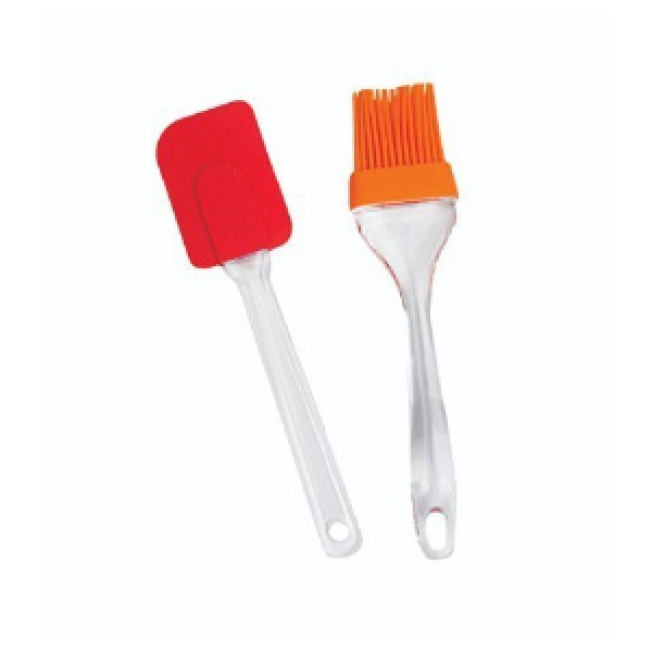 Silicone Spatula & Brush Set, Dishwasher Safe