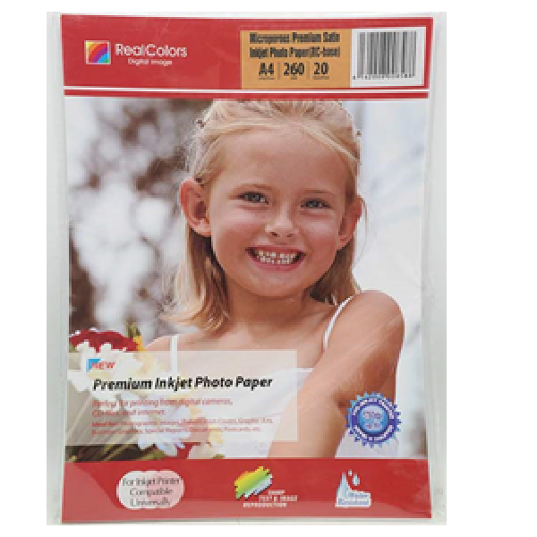 260gsm High Glossy Photo Paper 4X6 Inch, Pack Of 50