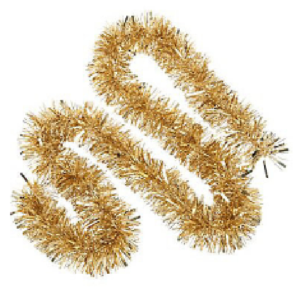 Tinsel 5cm*2m*5ply, Gold