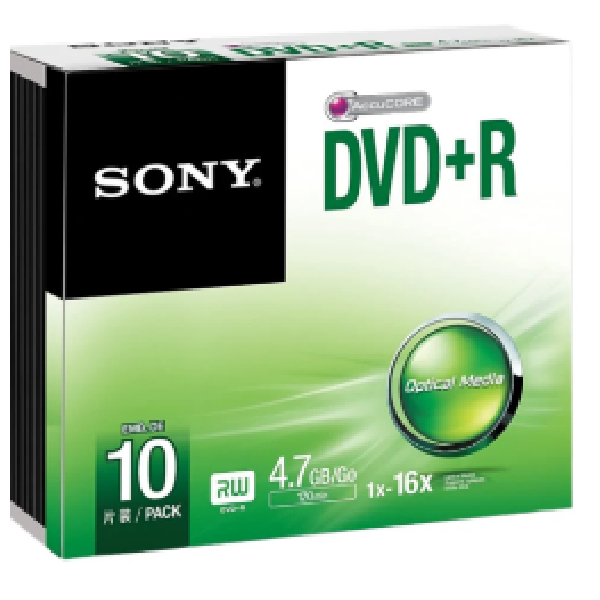 Dvd+R 4.7Gb Single Pack Sony