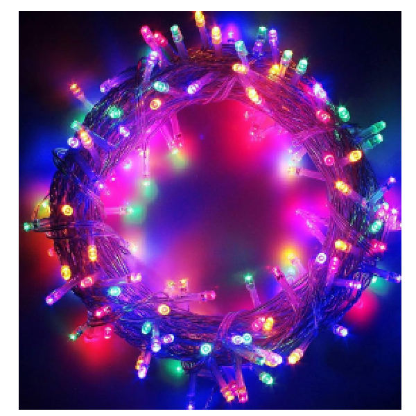 Led PVC String Light, Ac 220V-250V Led 1000 Pcs Wide 100M , 7 *1.6Mm Electric Wire, Connectable ,1.0M Wire With 3 Pin Bs Plug RGB