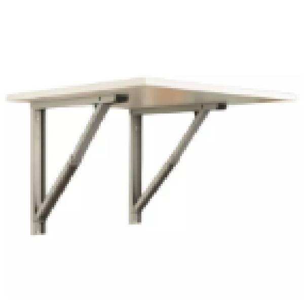 Table Bracket - Recessed - Anthracite, 400mm, Ebco