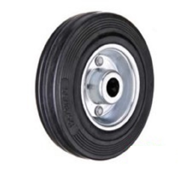 Rubber Wheel Only With Roller Bearing, Wheel Size 160*40mm