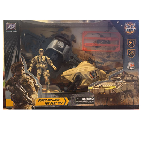 Super Military Toy Play Set In Window Box