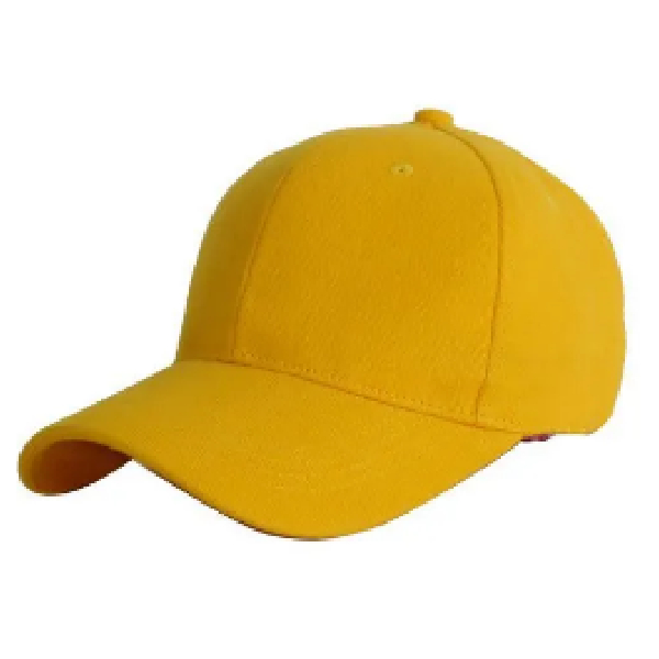Cap, Plain Sunpower Cap Cotton, Yellow