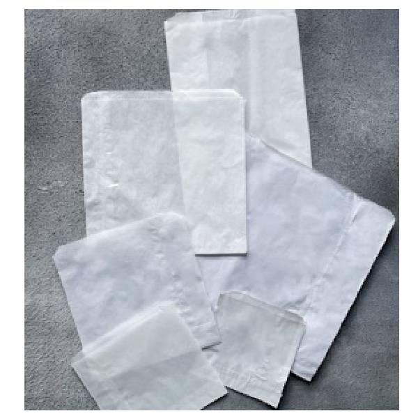 White, Greaseproof Bags Size - Inch - 6 X 7 1/2, 50Pcs/Pkt