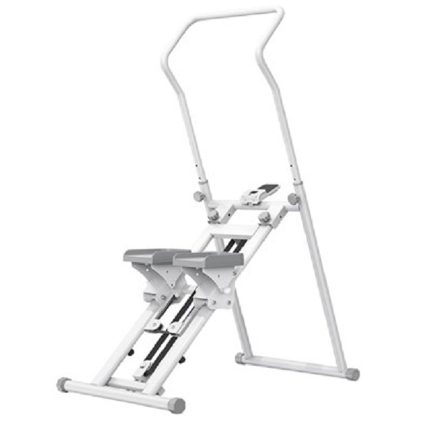 Vertical Climber Exercise Machine, LCD Digital, Adjustable Height, Foldable