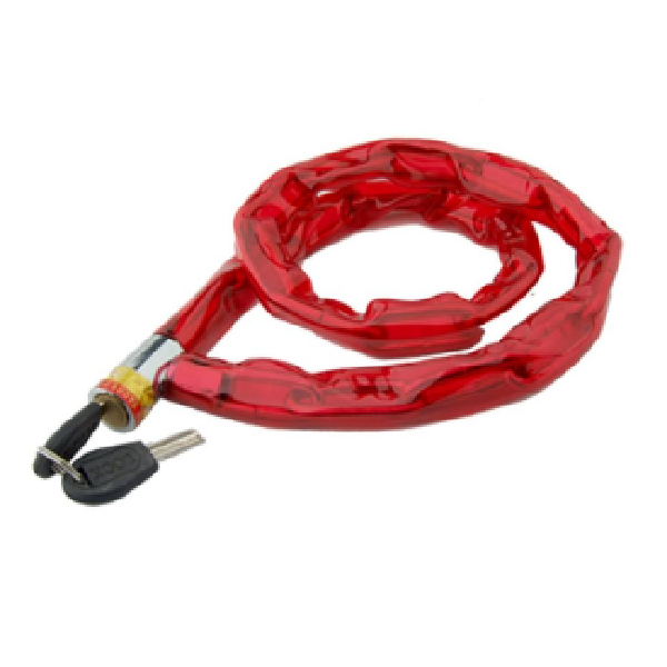 Bicyce Chain Locks 4.2*930mm, With 2 Keys With Waterproofing Plastic Cover