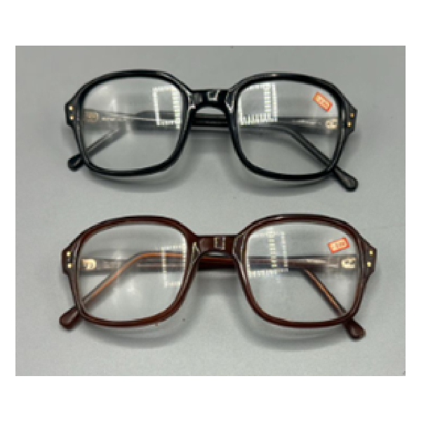 Reading Glasses 3.50 Power Plastic Frame, Black/Brown