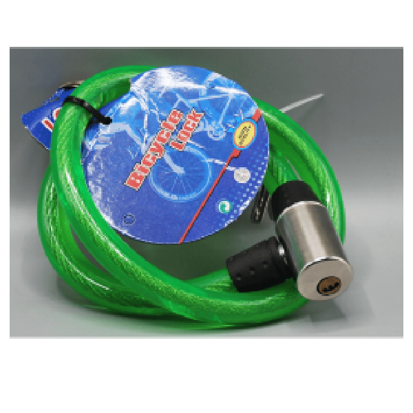 Bicyce Locks 16*830mm, With 2 Keys With Plastic Waterproof Cover