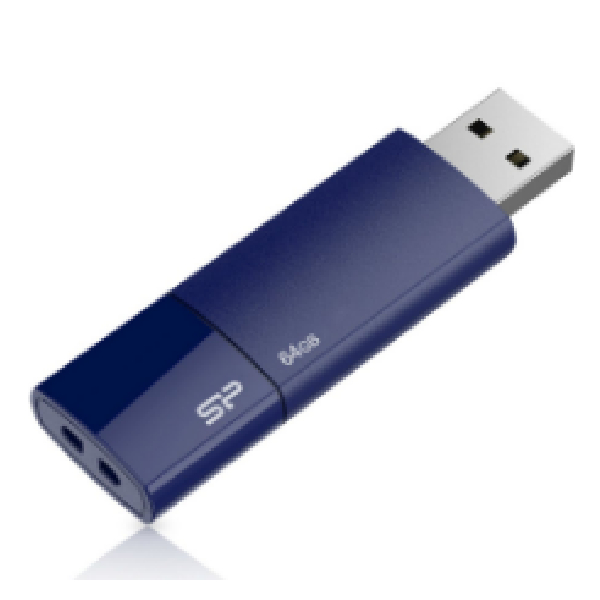 Usb 2.0 Flash Disk Ultima U05 64Gb, Deep Blue, Silicon Power
