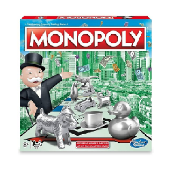 Monopoly Board Game Hasbro, Age 8+, Players 2-6
