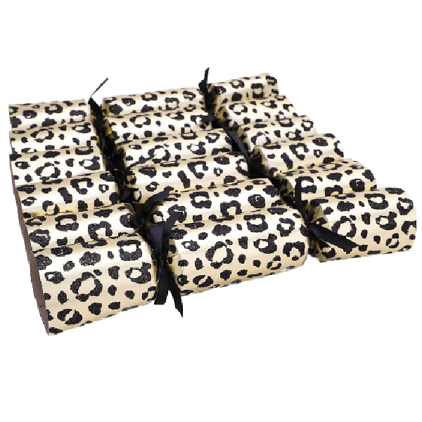 Cracker 12 Inch Leopard Design Box Of 50pcs