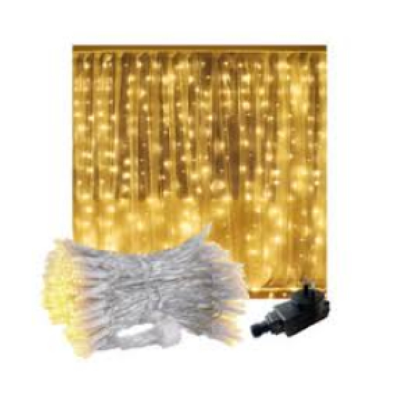 Icicle Light 3M*2M, 240 LED With Controller, Warm White