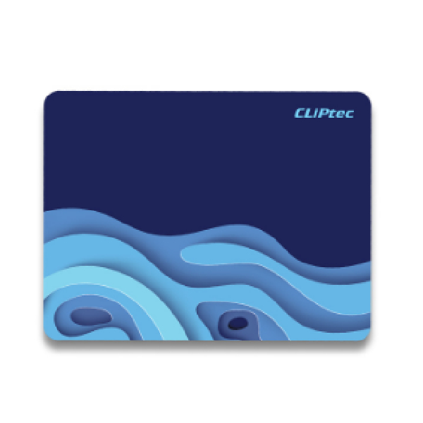 Cliptec Ultra-Thin Mouse Pad (Geo-Pad)-Blue