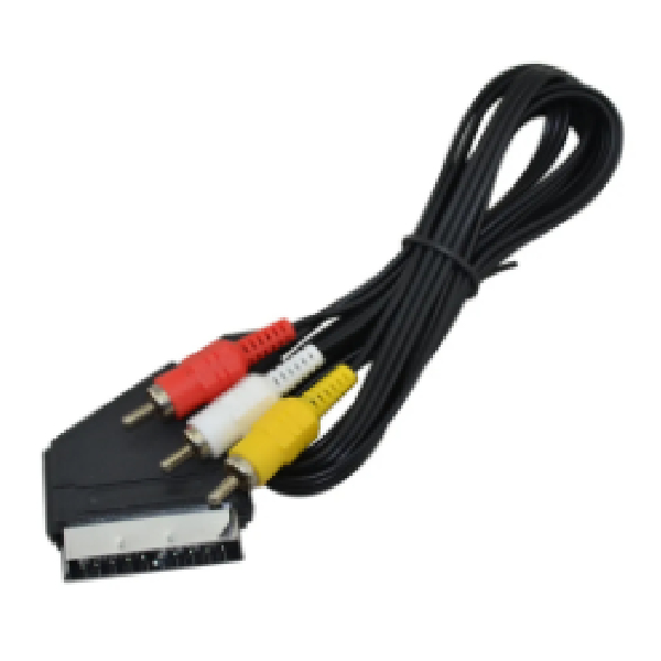 Scart Plug To Rca Plug 3 1.8M
