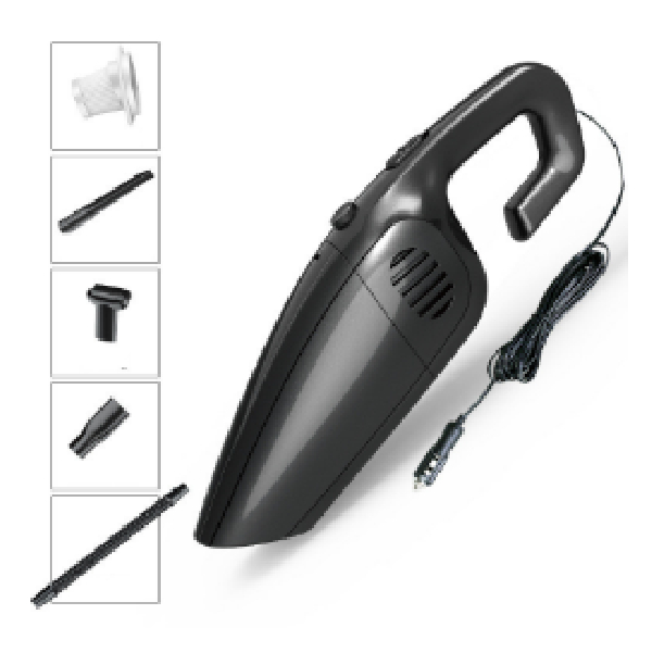 Vacuum Cleaner 120W, Lithium Rechargable Battery Dry & Wet, Suction Force : 8000PA, Black