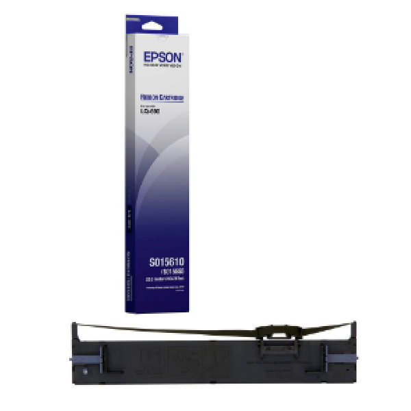 Compatible Black Ink Ribbon To Epson LQ690, Terabit