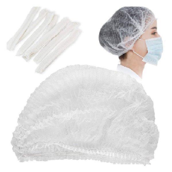 Bouffant / Mob Hair Net - Pack Of 100 Pcs - Color White