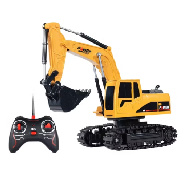 1:24 Scale 6 Function Professional Remote Control Model Truck, Excavate Truck With Light In Color Box Packing